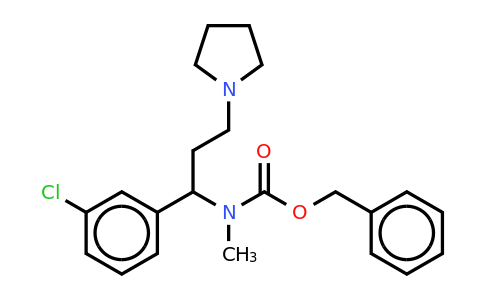 CAS 675602-81-0 | 1-Pyrrolidin-3-(3'-chlorophenyl)-3-(N-cbz-N-methyl)amino-propane