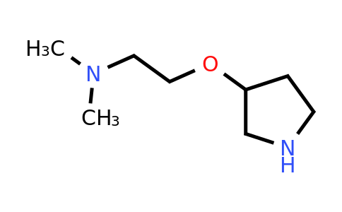 CAS 67563-57-9 | N,N-dimethyl-2-pyrrolidin-3-yloxy-ethanamine