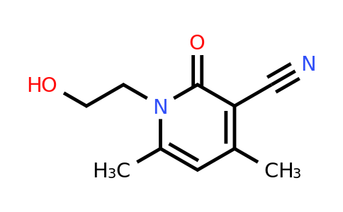 CAS 675843-82-0 | 1-(2-Hydroxy-ethyl)-4,6-dimethyl-2-oxo-1,2-dihydro-pyridine-3-carbonitrile