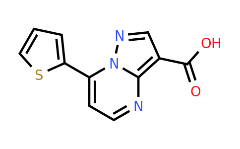 CAS 676247-93-1 | 7-(Thiophen-2-yl)pyrazolo[1,5-a]pyrimidine-3-carboxylic acid