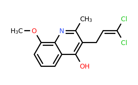 CAS 67629-20-3 | 3-(3,3-Dichloroallyl)-8-methoxy-2-methylquinolin-4-ol
