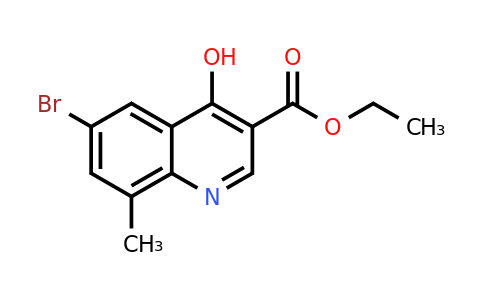 CAS 67643-31-6 | Ethyl 6-bromo-4-hydroxy-8-methylquinoline-3-carboxylate