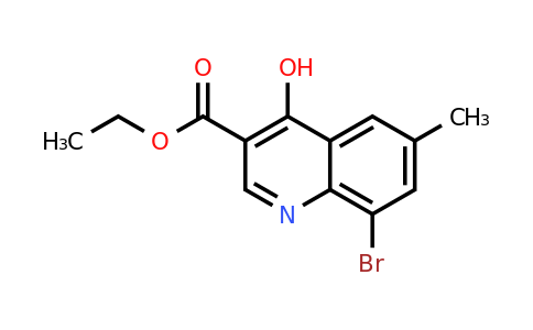 CAS 67643-32-7 | Ethyl 8-bromo-4-hydroxy-6-methylquinoline-3-carboxylate