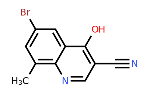 CAS 67643-41-8 | 6-bromo-4-hydroxy-8-methylquinoline-3-carbonitrile