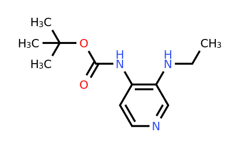 CAS 676464-98-5 | (3-Ethylamino-pyridin-4-yl)-carbamic acid tert-butyl ester