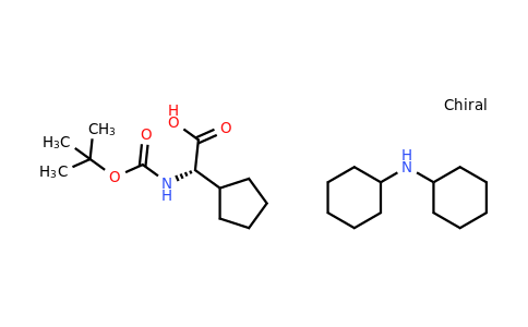 CAS 676559-50-5 | Dicyclohexylamine (S)-2-((tert-butoxycarbonyl)amino)-2-cyclopentylacetate