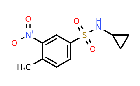 CAS 676583-30-5 | N-Cyclopropyl-4-methyl-3-nitrobenzenesulfonamide