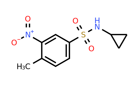 N-Cyclopropyl-4-methyl-3-nitrobenzenesulfonamide