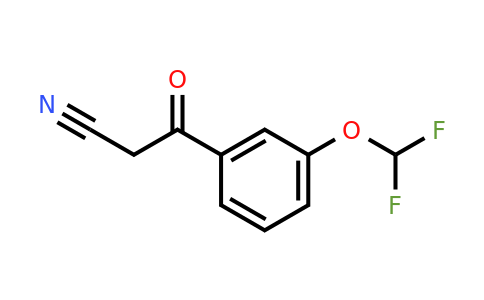 CAS 677713-03-0 | 3-[3-(difluoromethoxy)phenyl]-3-oxopropanenitrile