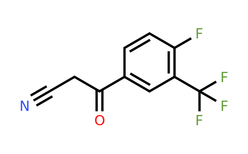 CAS 677713-06-3 | 3-[4-fluoro-3-(trifluoromethyl)phenyl]-3-oxopropanenitrile