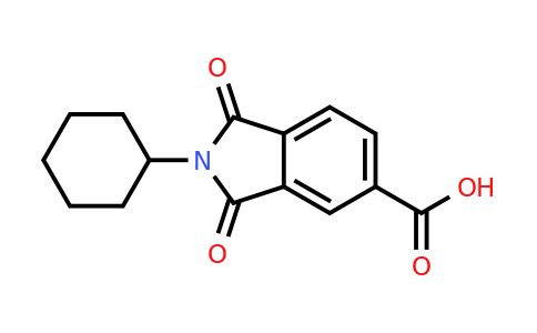 CAS 67822-74-6 | 2-Cyclohexyl-1,3-dioxoisoindoline-5-carboxylic acid