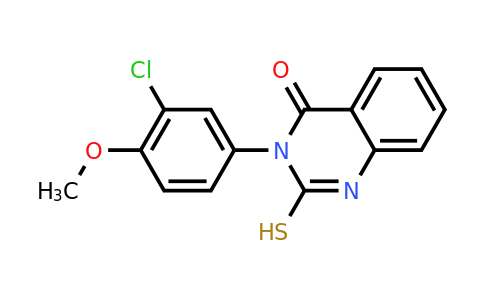 CAS 678972-64-0 | 3-(3-chloro-4-methoxyphenyl)-2-sulfanyl-3,4-dihydroquinazolin-4-one