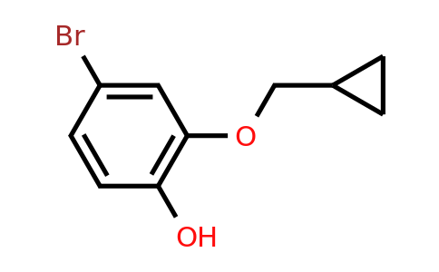 CAS 680184-56-9 | 4-Bromo-2-(cyclopropylmethoxy)phenol
