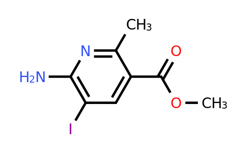 CAS 680208-83-7 | methyl 6-amino-5-iodo-2-methyl-pyridine-3-carboxylate