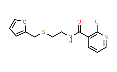 CAS 680211-93-2 | 2-Chloro-N-(2-((furan-2-ylmethyl)thio)ethyl)nicotinamide