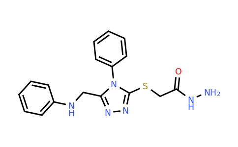 CAS 680594-25-6 | 2-((4-Phenyl-5-((phenylamino)methyl)-4H-1,2,4-triazol-3-yl)thio)acetohydrazide