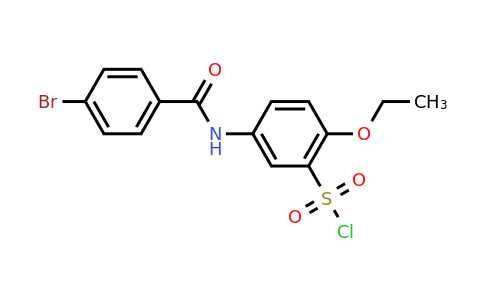 CAS 680617-92-9 | 5-(4-Bromo-benzoylamino)-2-ethoxy-benzenesulfonyl chloride
