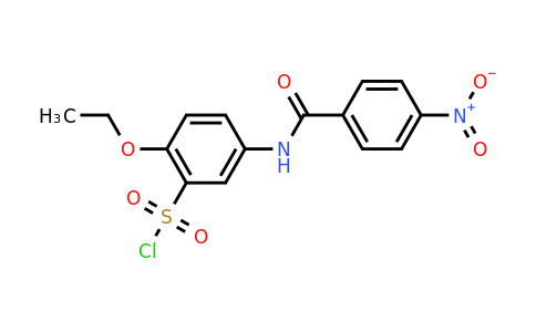 CAS 680617-98-5 | 2-Ethoxy-5-(4-nitro-benzoylamino)-benzenesulfonyl chloride