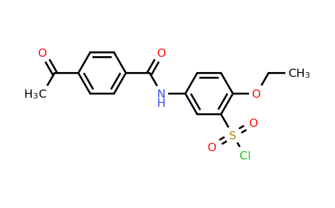 CAS 680618-04-6 | 5-(4-Acetyl-benzoylamino)-2-ethoxy-benzenesulfonyl chloride
