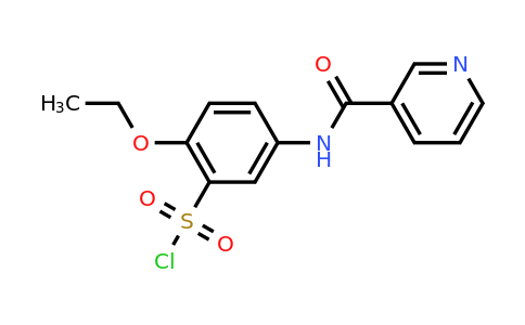 CAS 680618-09-1 | 2-Ethoxy-5-[(pyridine-3-carbonyl)-amino]-benzenesulfonyl chloride