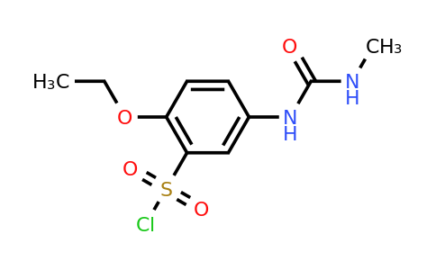 CAS 680618-13-7 | 2-Ethoxy-5-(3-methyl-ureido)-benzenesulfonyl chloride
