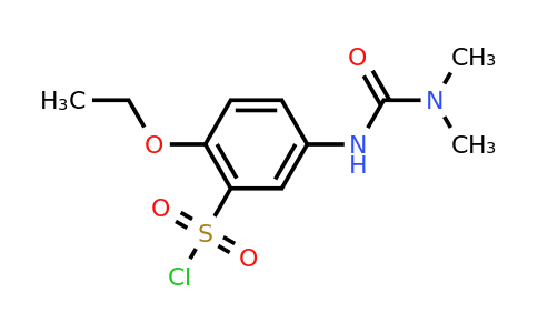 CAS 680618-14-8 | 5-(3,3-Dimethylureido)-2-ethoxybenzene-1-sulfonyl chloride