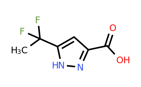 CAS 681034-53-7 | 5-(1,1-difluoroethyl)-1H-pyrazole-3-carboxylic acid