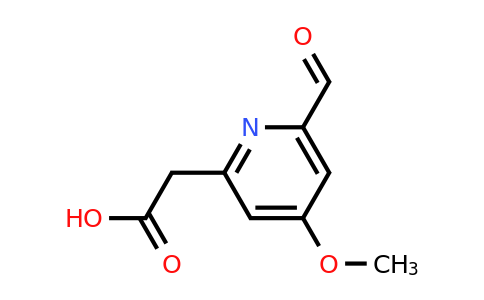 CAS 681234-50-4 | (6-Formyl-4-methoxypyridin-2-YL)acetic acid