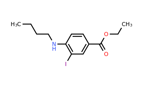CAS 681259-72-3 | Ethyl 4-(butylamino)-3-iodobenzoate