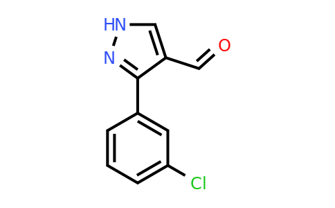 CAS 681260-24-2 | 3-(3-chlorophenyl)-1H-pyrazole-4-carbaldehyde