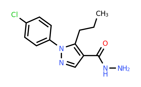 CAS 681260-53-7 | 1-(4-Chlorophenyl)-5-propyl-1H-pyrazole-4-carboxylic acid hydrazide