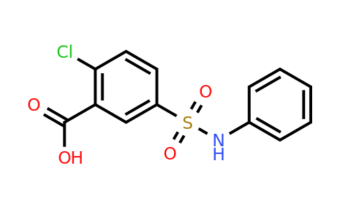 CAS 68189-34-4 | 2-chloro-5-(phenylsulfamoyl)benzoic acid