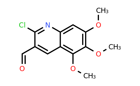 CAS 68236-25-9 | 2-Chloro-5,6,7-trimethoxyquinoline-3-carbaldehyde