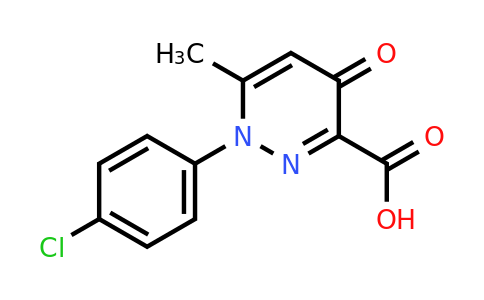 CAS 68254-10-4 | 1-(4-chlorophenyl)-6-methyl-4-oxo-1,4-dihydropyridazine-3-carboxylic acid