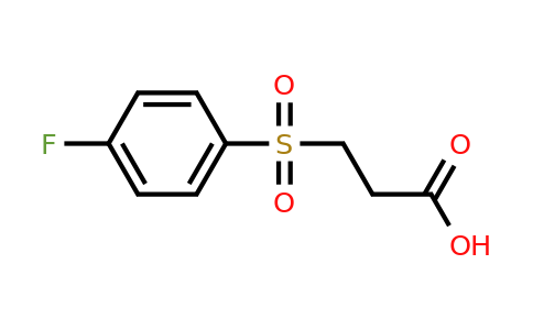 CAS 682760-24-3 | 3-(4-fluorobenzenesulfonyl)propanoic acid