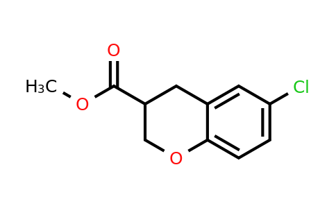 CAS 68281-66-3 | 6-Chloro-chroman-3-carboxylic acid methyl ester