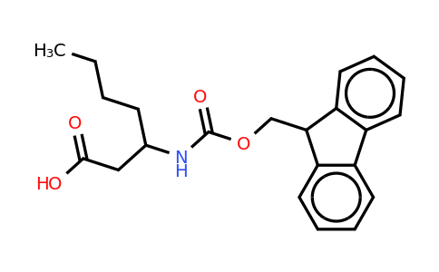 CAS 683219-85-4 | 3-(9-H-Fluoren-9-ylmethoxycarbonylamino)-heptanoic acid