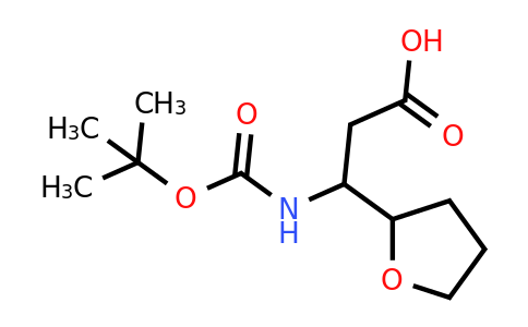 CAS 683219-89-8 | 3-Tert-butoxycarbonylamino-3-(tetrahydro-furan-2-YL)-propionic acid