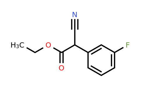 CAS 683220-23-7 | ethyl 2-cyano-2-(3-fluorophenyl)acetate