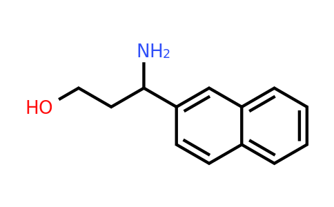 CAS 683220-51-1 | 3-Amino-3-naphthalen-2-YL-propan-1-ol