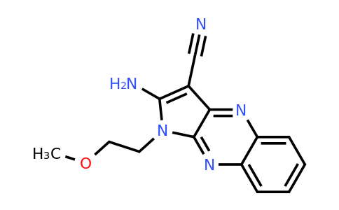 CAS 683781-30-8 | 2-amino-1-(2-methoxyethyl)-1H-pyrrolo[2,3-b]quinoxaline-3-carbonitrile