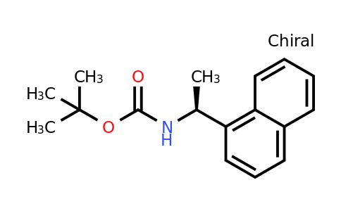 CAS 683788-80-9 | tert-Butyl N-[(1S)-1-(naphthalen-1-yl)ethyl]carbamate