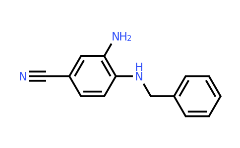 CAS 68502-23-8 | 3-Amino-4-(benzylamino)benzonitrile