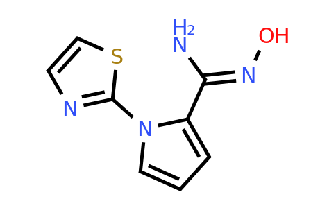 CAS 685107-91-9 | N'-Hydroxy-1-(thiazol-2-yl)-1H-pyrrole-2-carboximidamide