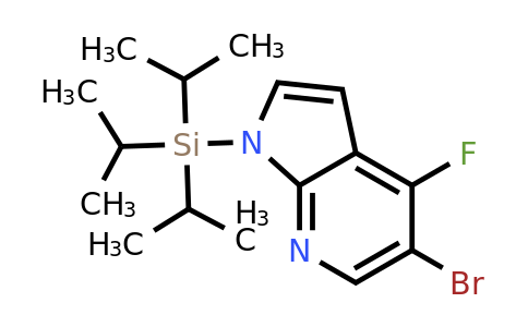 5-Bromo-4-fluoro-1-(triisopropylsilanyl)-7-azaindole