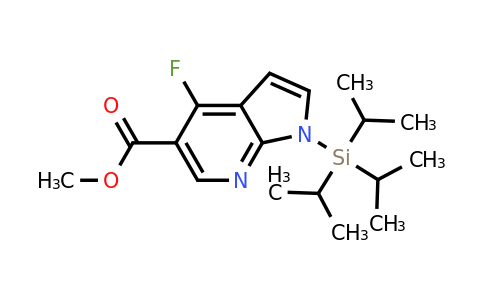 CAS 685513-92-2 | Methyl 4-fluoro-1-(triisopropylsilanyl)-7-azaindole-5-carboxylate