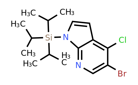 5-Bromo-4-chloro-1-(triisopropylsilanyl)-7-azaindole