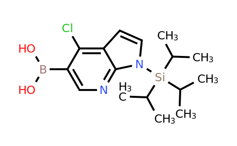 CAS 685513-99-9 | (4-chloro-1-(triisopropylsilyl)-1H-pyrrolo[2,3-b]pyridin-5-yl)boronic acid