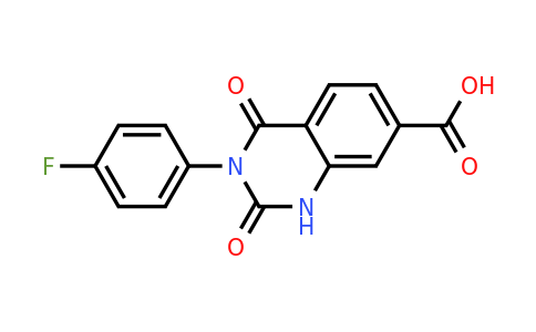 CAS 687580-05-8 | 3-(4-Fluorophenyl)-2,4-dioxo-1,2,3,4-tetrahydroquinazoline-7-carboxylic acid