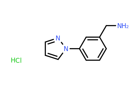CAS 687635-04-7 | [3-(1H-Pyrazol-1-YL)phenyl]methanamine hydrochloride